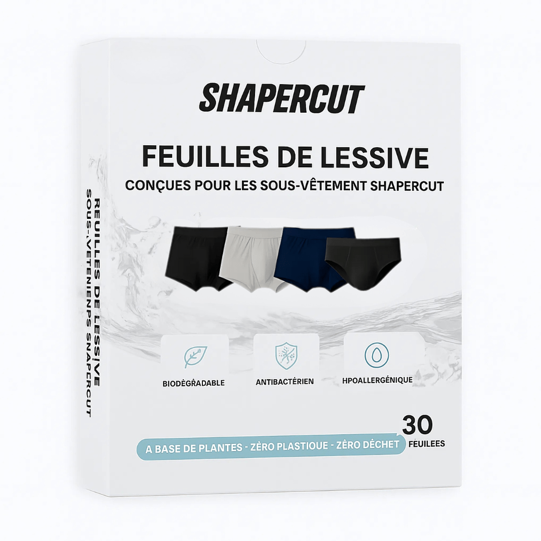 30 feuilles de lessive antibacterienne - Shapercut