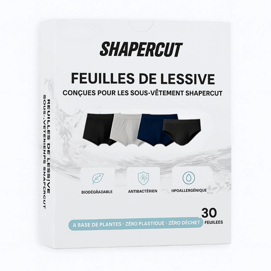 30 feuilles de lessive antibacterienne - Shapercut