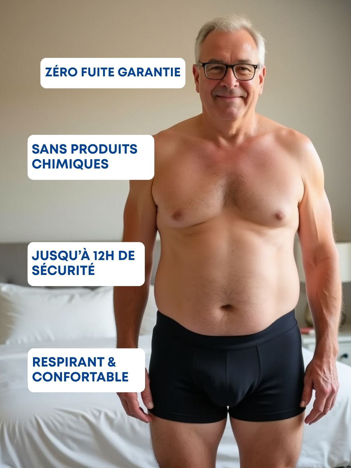 BOXER D’INCONTINENCE ULTRA - ABSORBANT - Shapercut