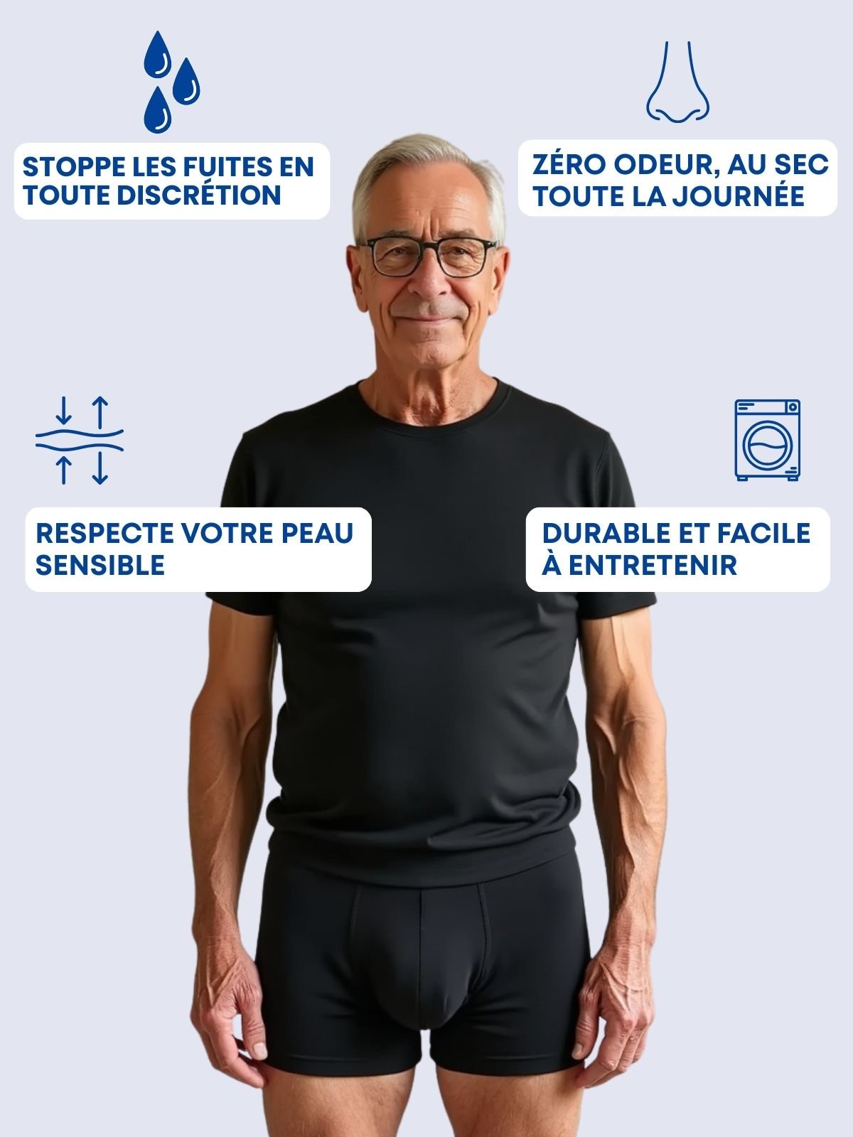 BOXER D’INCONTINENCE ULTRA - ABSORBANT - Shapercut
